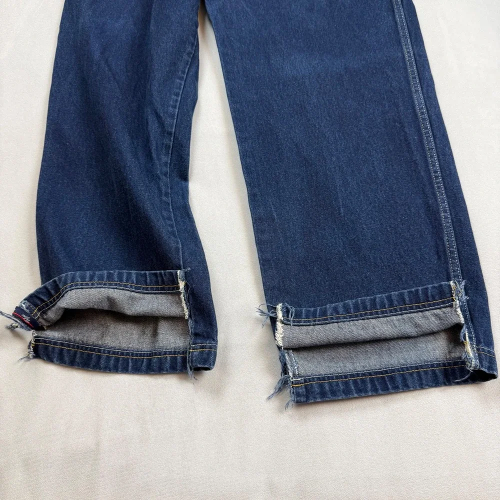 VTG Willie Esco Duns 1967 Baggy Wide Leg Hip Hop Jeans Mens 36x34 Dark Wash Y2K